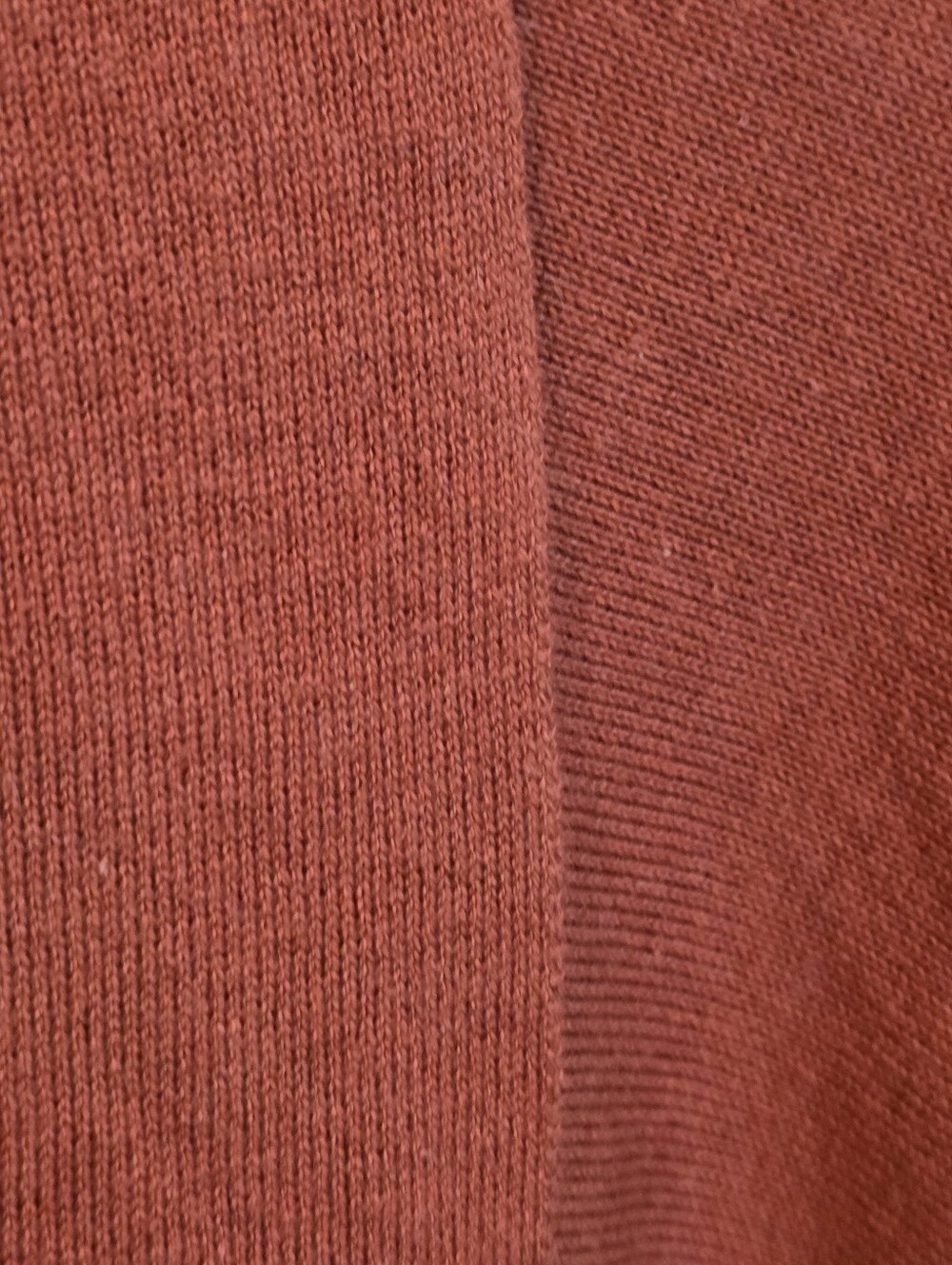 East 5th Rust Open-Front Cardigan Jacket - Picture 4 of 5